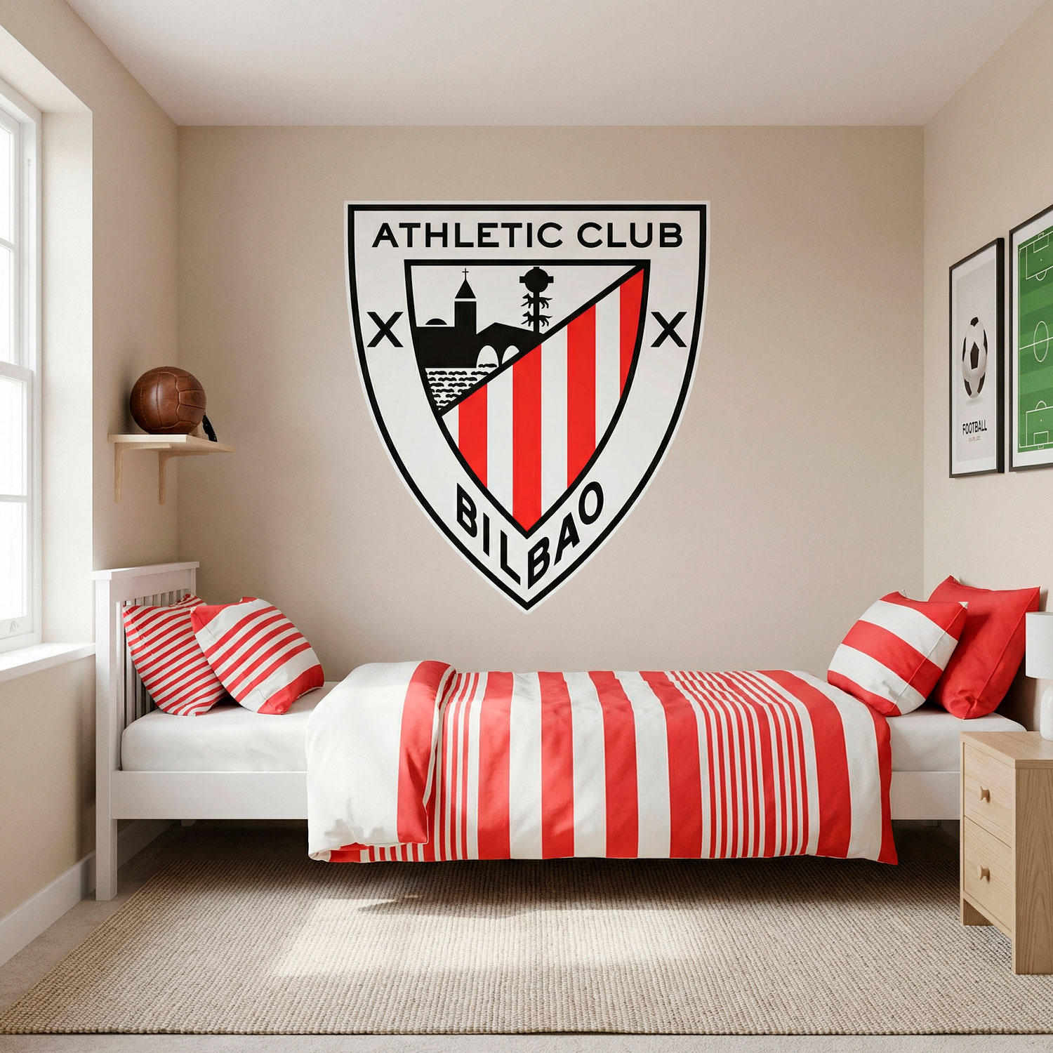 Stickers muraux: Bouclier Athletic Club Bilbao