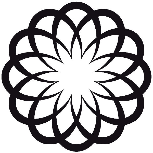 Stickers muraux: Mandala de base