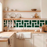 Stickers muraux: Frise murale Rectangles grecque 13