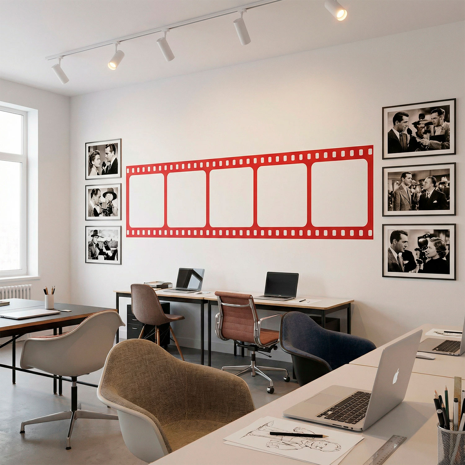 Stickers muraux: Frise murale film cinema