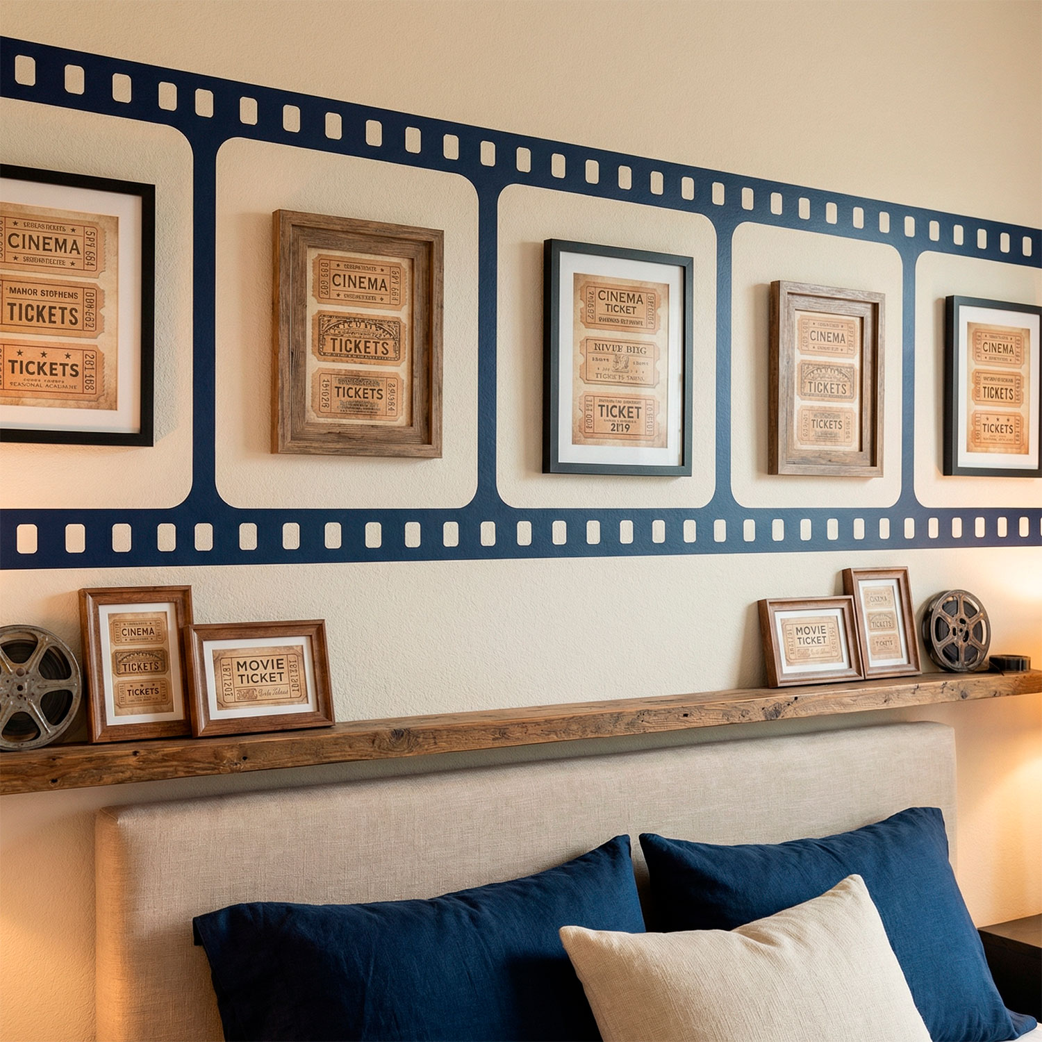 Stickers muraux: Frise murale film cinema