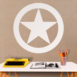 Stickers muraux: Étoile dans un cercle 2