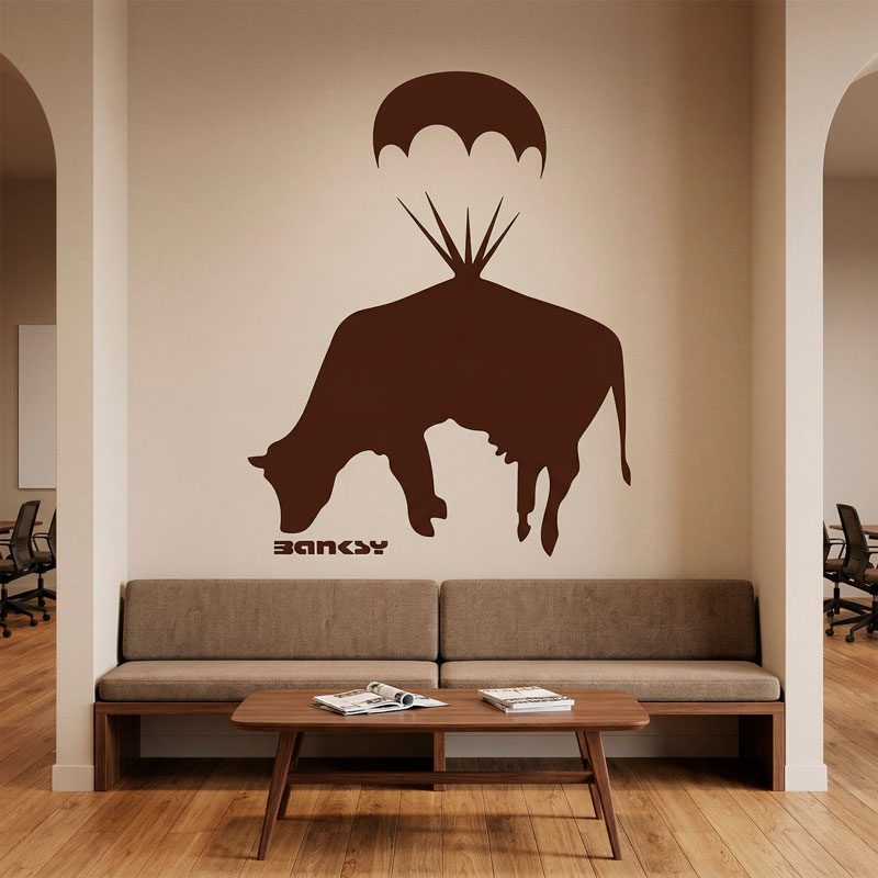 Banksy, la Vache Volante 3/8