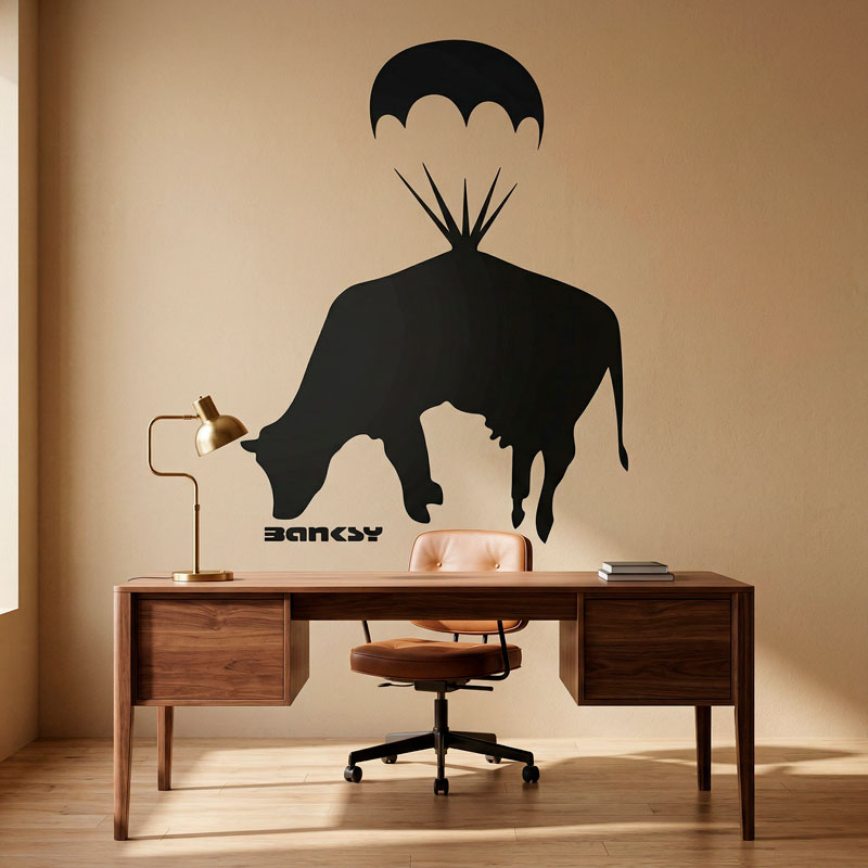 Banksy, la Vache Volante 5/8