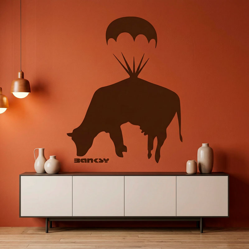 Banksy, la Vache Volante 6/8