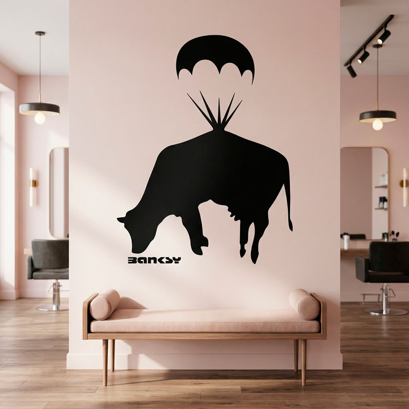 Banksy, la Vache Volante 8/8