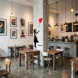 Stickers muraux: Banksy, Fille Avec un Ballon 16