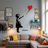 Stickers muraux: Banksy, Fille Avec un Ballon 7