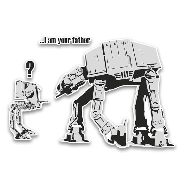 Stickers muraux: Banksy, Star Wars