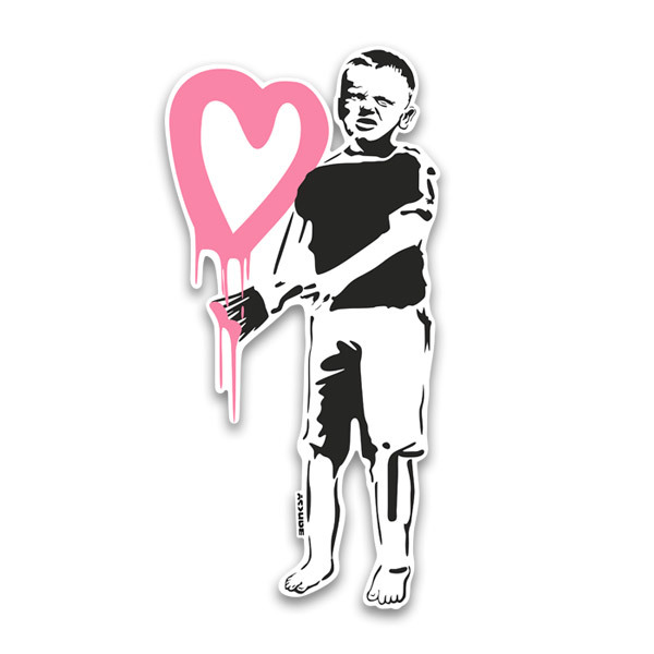 Stickers muraux: Banksy, L