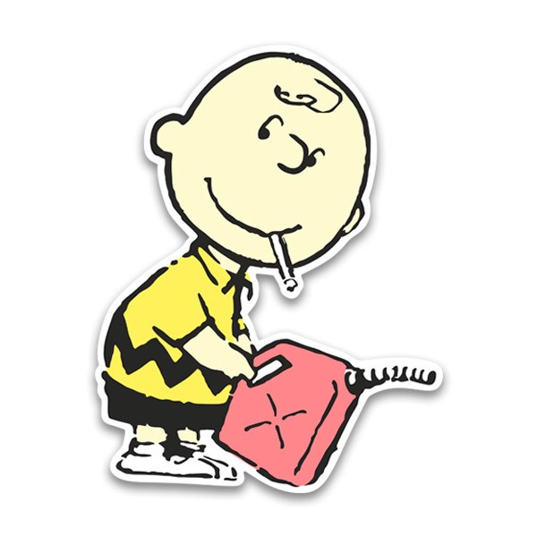 Stickers muraux: Banksy, Charlie Brown Essence