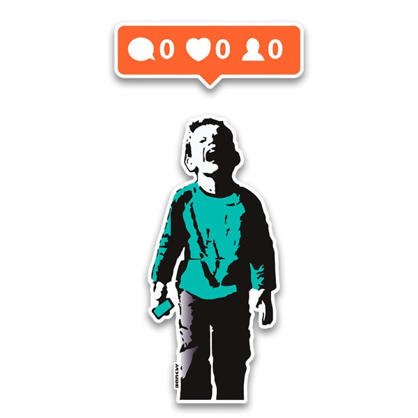Stickers muraux: Banksy, L