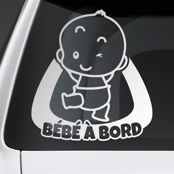 Stickers Autocollant Bebe A Bord Voiture Webstickersmuraux Com