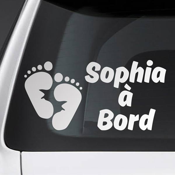 Autocollant Bebe A Bord Personnalise Webstickersmuraux Com Autocollant Bebe A Bord Personnalise Webstickersmuraux Com