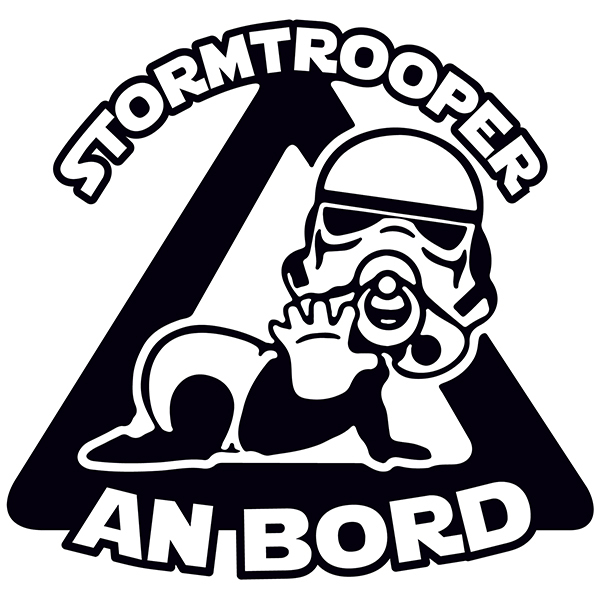 Autocollants: Stormtrooper à bord allemand