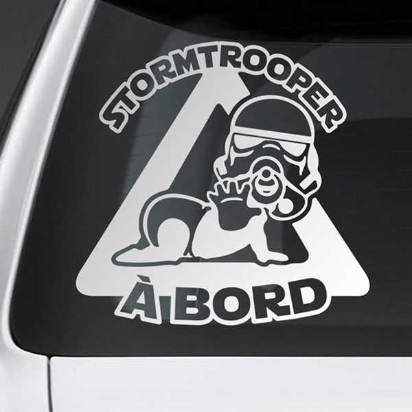 Autocollants: Stormtrooper à bord français