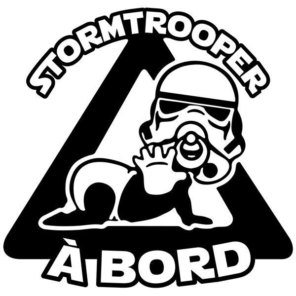 Autocollants: Stormtrooper à bord français