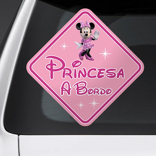 Autocollants: Princesse à bord de Disney - espagnol