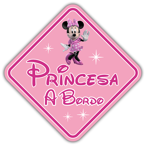 Autocollants: La princesse à bord de Disney en espagnol 0