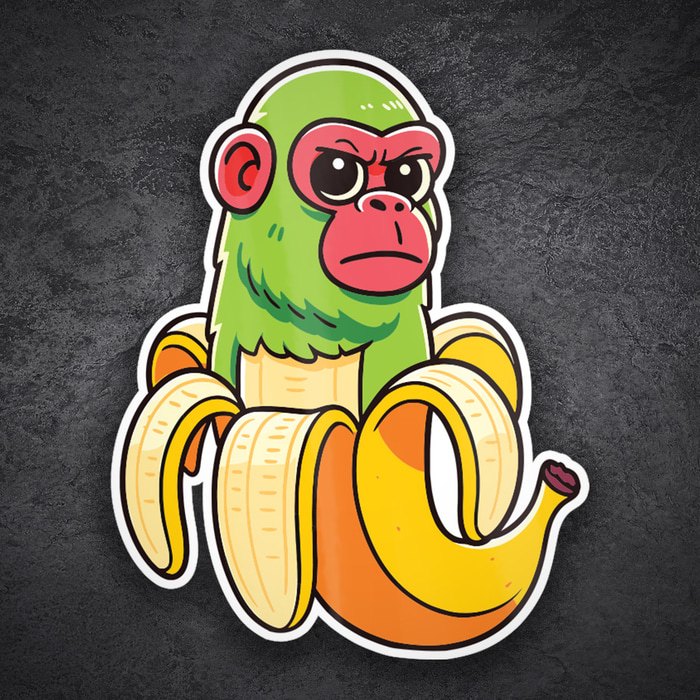 Autocollants: Chimpanzini Bananini