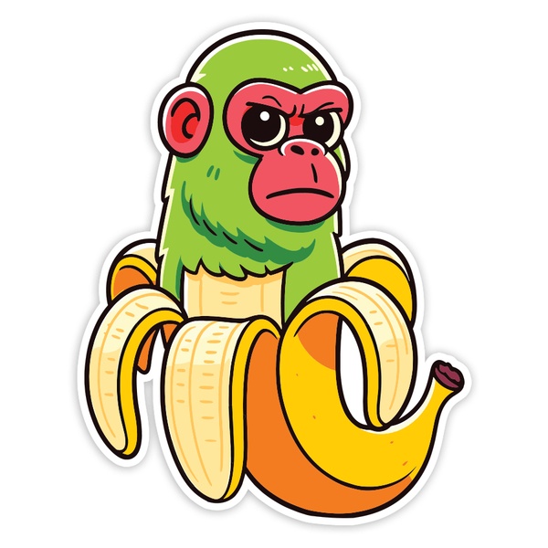 Autocollants: Chimpanzini Bananini