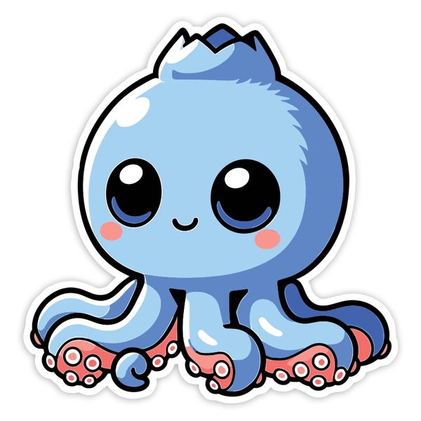 Autocollants: Blueberrinni Octopussini