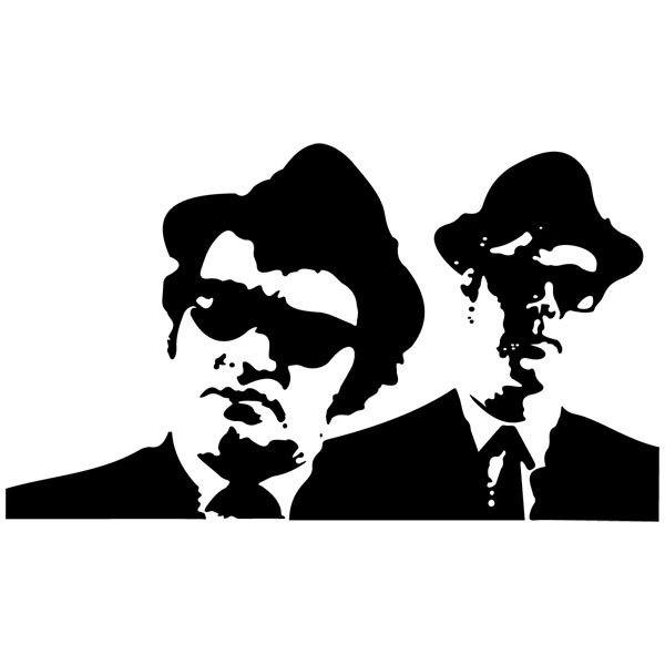 Stickers muraux: The Blues Brothers