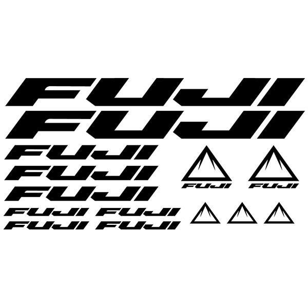 Autocollants: Kit 14x Vélo VTT Fuji