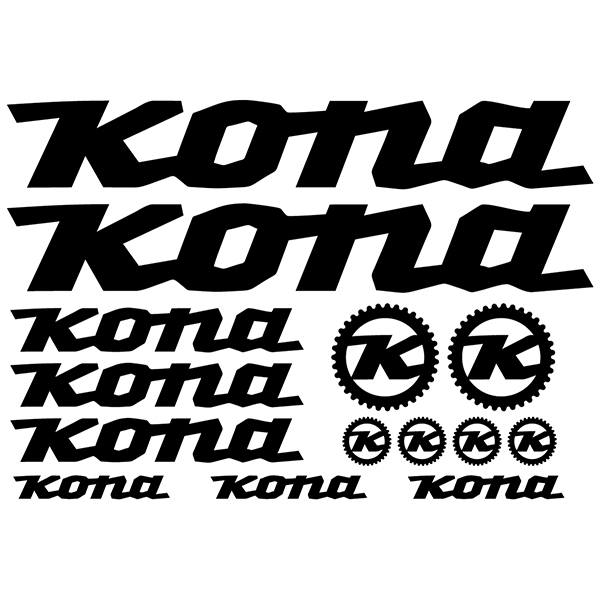 Autocollants: Kit Vélo VTT Kona