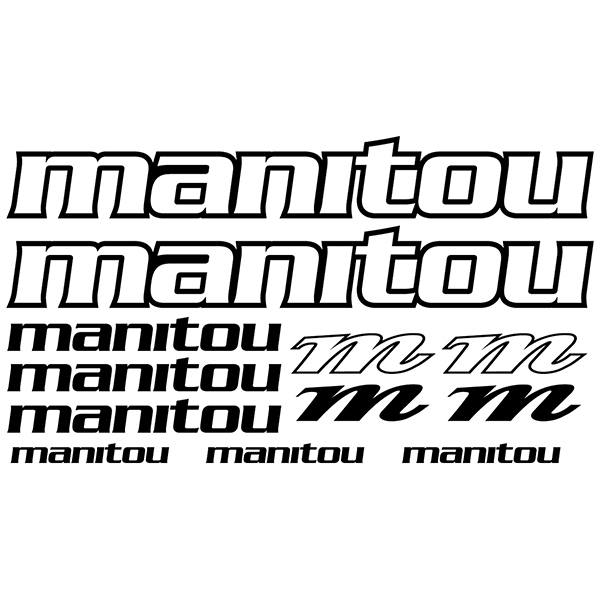 Autocollants: Kit Vélo VTT Manitou