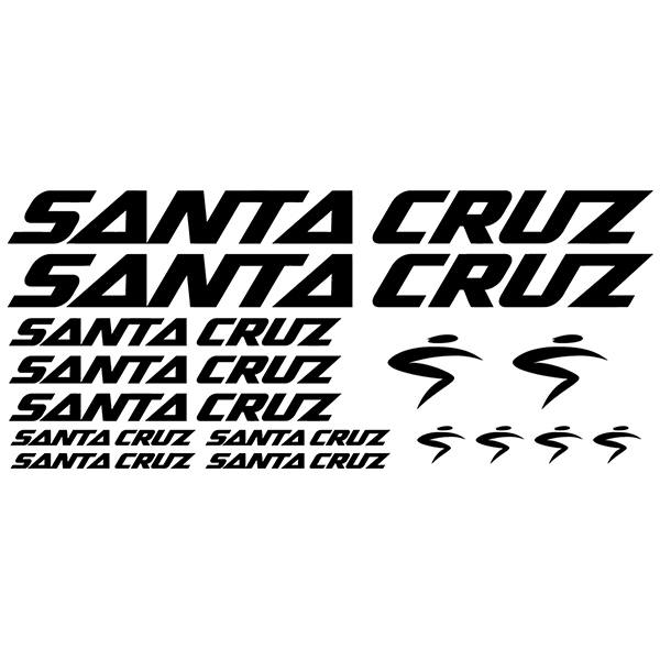 Autocollants: Kit 15X Vélo VTT Santa Cruz