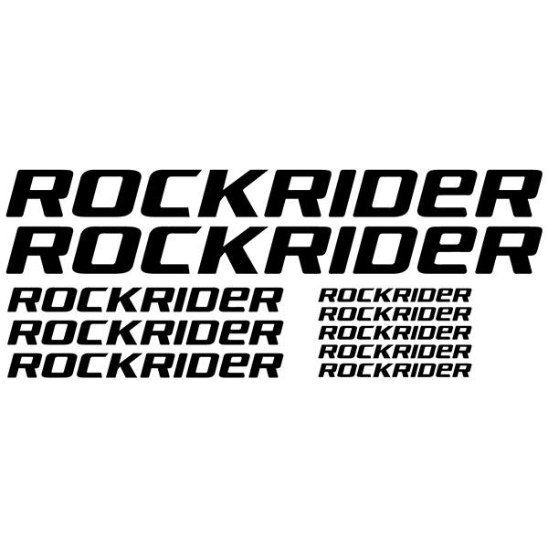 Autocollants: 9X V&eacute;lo VTT Rockrider