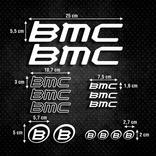 Autocollants: Kit Vélo BMC