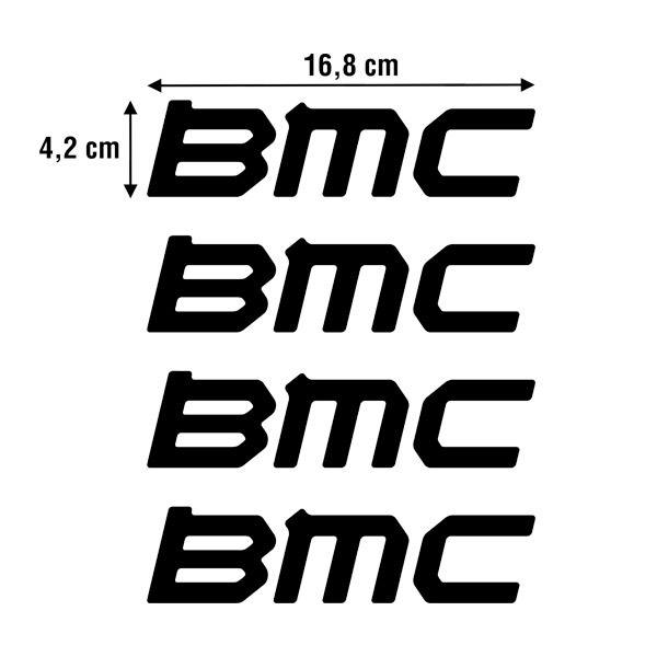 Autocollants: kit 4X Modèle BMC