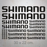 Autocollants: 16X Shimano 2