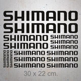 Autocollants: Kit 16X Shimano 2