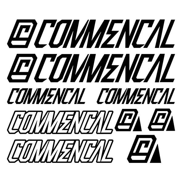 Autocollants: 9X Commencal