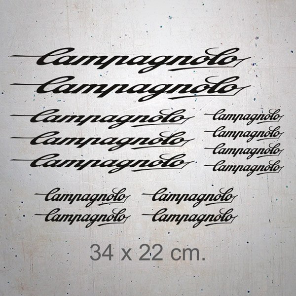 Autocollants: 13X Campagnolo