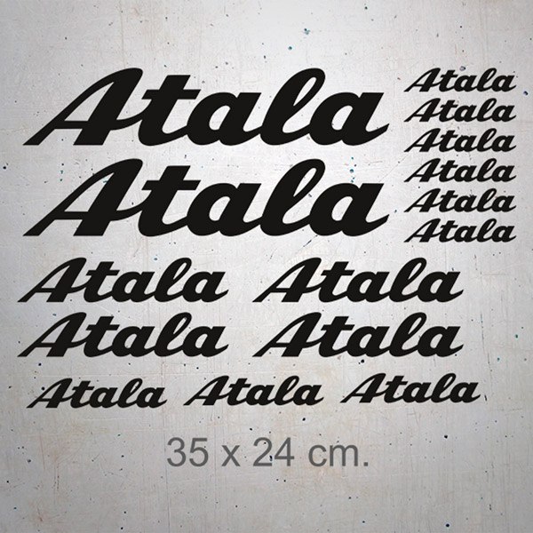 Autocollants: 15X Atala
