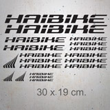 Autocollants: Kit 19X Haibike 2