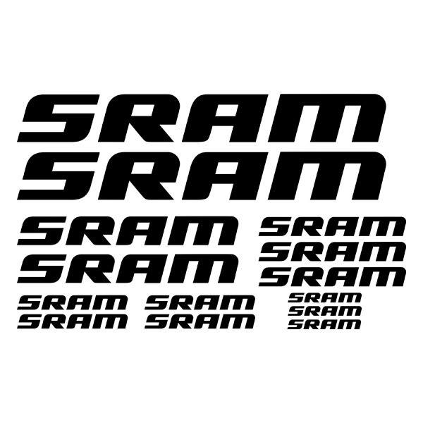 Autocollants: 14X Sram