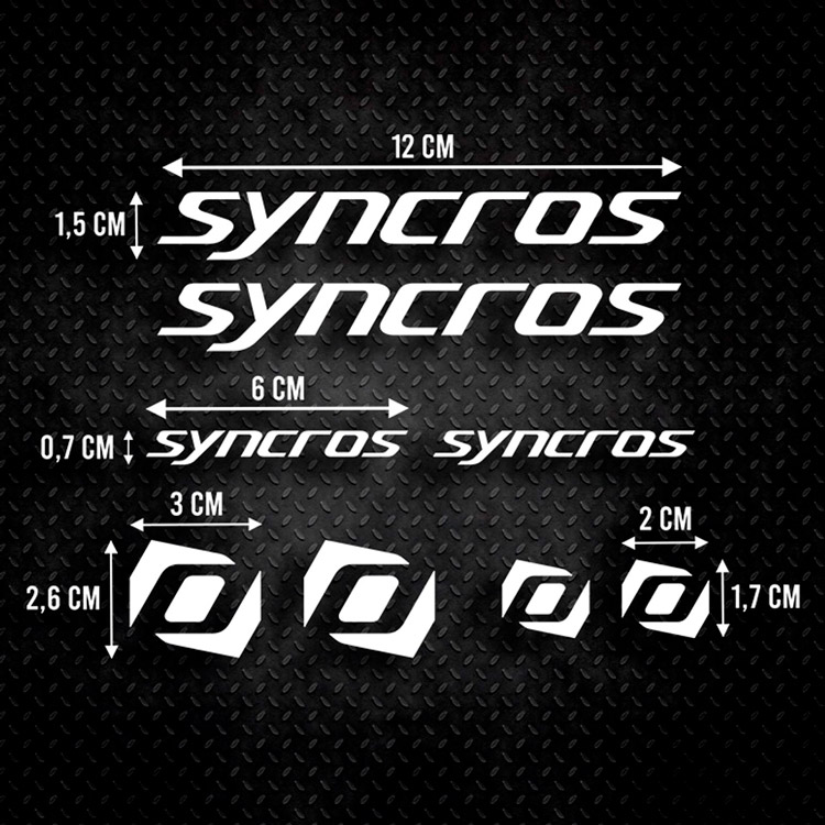 Autocollants: 8X Syncros
