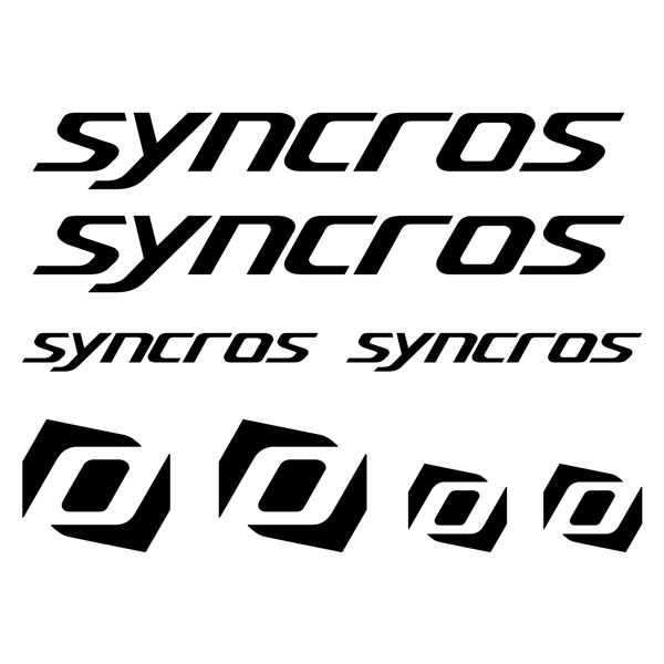 Autocollants: 8X Syncros