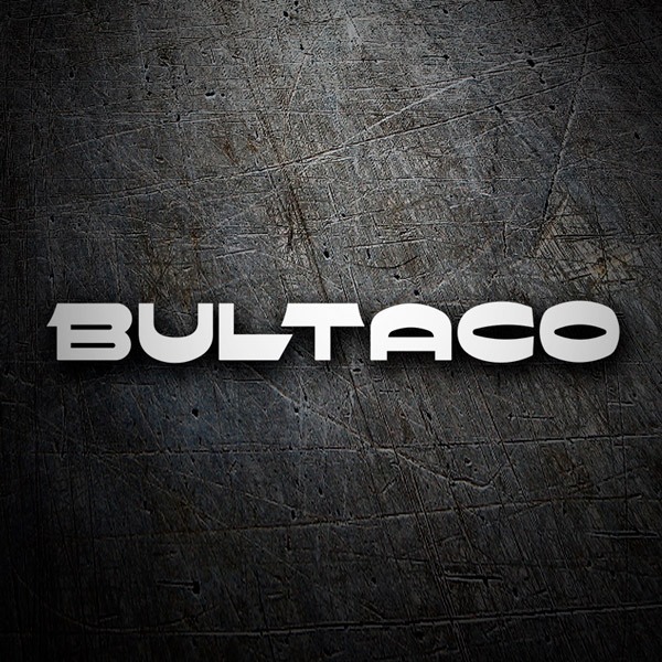 Autocollants: Lettres Bultaco coupées 0