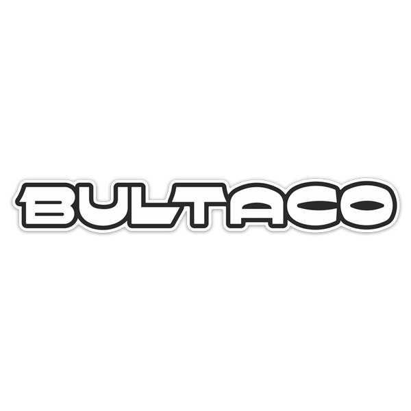 Autocollants: Impression des lettres Bultaco