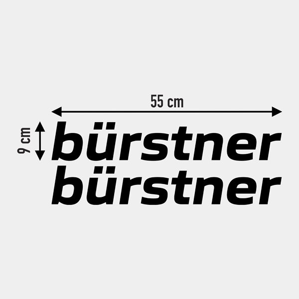 Stickers camping-car: Bürstner 3