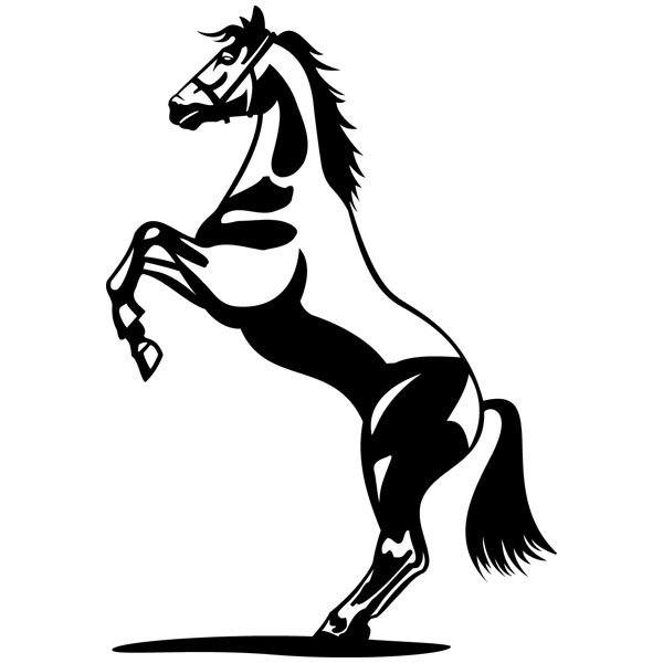 Stickers muraux: Cheval pose
