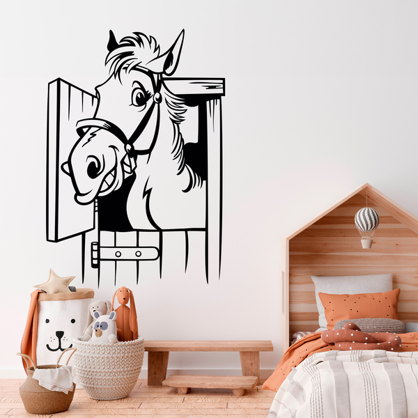 Stickers pour enfants: Cheval dans l