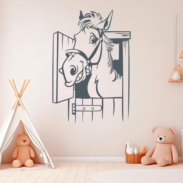 Stickers pour enfants: Cheval dans l