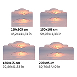 Stickers muraux: Tête de lit Sunset parmi les mouettes 3